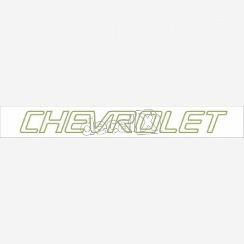 Adesivo Chevrolet Traseiro S10 Verde S10027