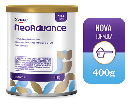 Neoadvance Fórmula Infantil Em Pó 400g Kit 15 Latas Sabor N