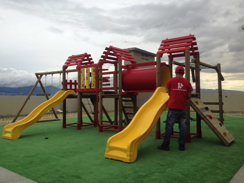 Parque Infantil En Madera Bogotá Colombia -- Fabricantes