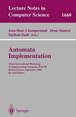 Libro Automata Implementation - Jean-marc Champarnaud