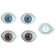 Comprar Ojos Elipticos Nro 16 Reales Duendes Muñecos Muñecas X 10u
