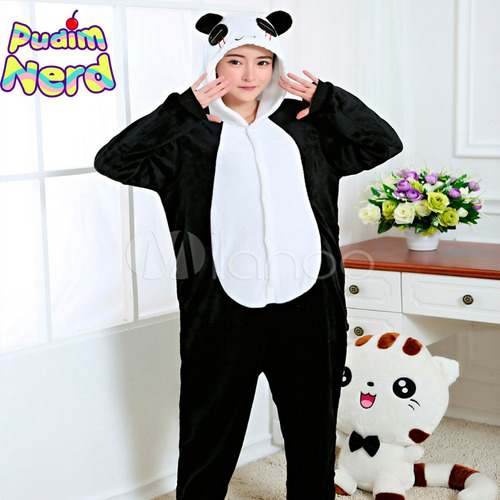 Panda Pijama Macacão Kigurumi - Pronta Entrega