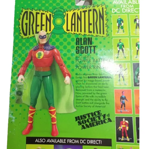 Linterna Verde Green Linterna Alan Scott Dc Ditect 2002