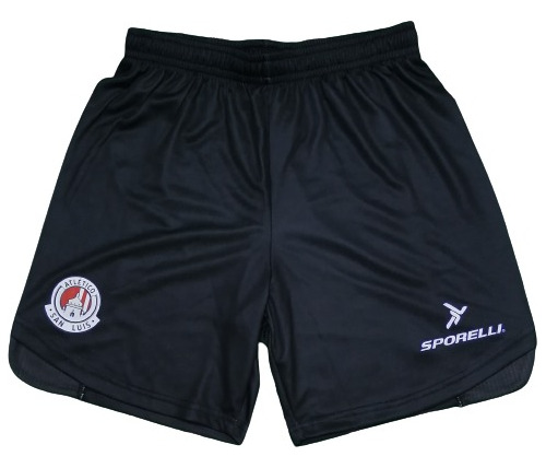 Atletico San Luis Short Oficial Sporelli Portero Negro