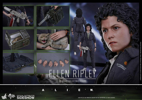 Ellen Ripley 1/6 Alien Xenomorph Insolation Hot Toys Sellado
