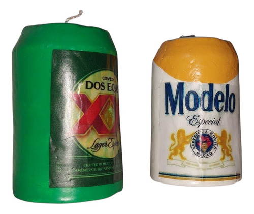 Vela Pastel .:: Lata Bote Cerveza Dos X Modelo V1 ::. C/2