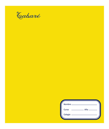 Cuaderno 96 Hojas Amarillo Rayado Tabaré - Mosca