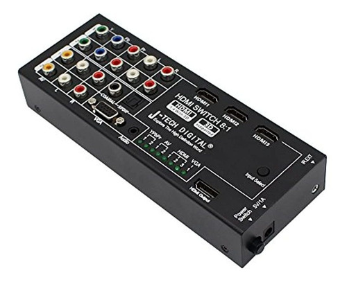 Extractor De Audio Hdmi Multifuncional J-tech Digital De Ul