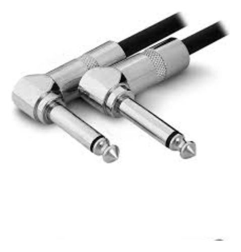Cable Armado Plug 6,5 Mono A 6,5 Mono  90º 3 Mts