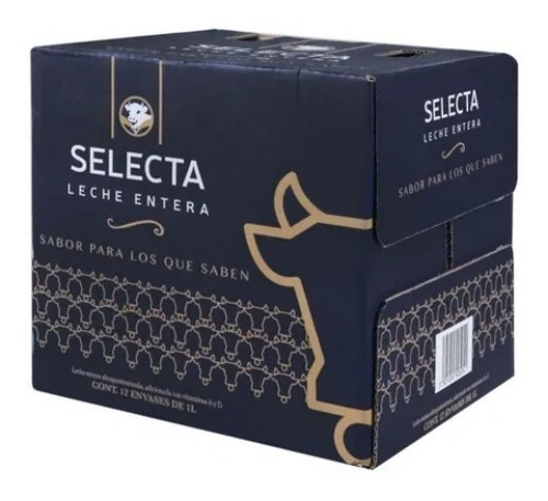 Leche Entera Alpura Selecta Caja Con 12 Pzas De 1 Lt