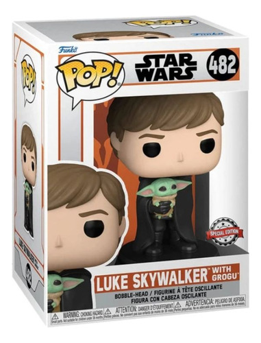 Funko Pop! & Tee - Luke Skywalker With Grogu M - Star Wars