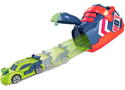 Lanzador Rapido De Autos Forma Zapatilla +1 Vehiculo Juguete