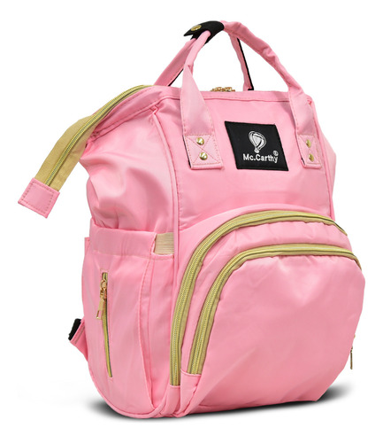 Mochila Pañalera Mccarthy Pan-16 Tipo Backpack Unisex Color Rosa