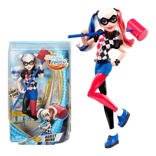 Boneca Arlequina Harley Quinn 30cm.