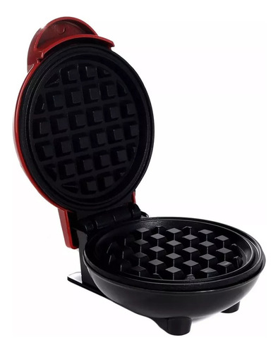 Mini Máquina De Gofres Waflera Pequeña Redonda Hacer Desayun