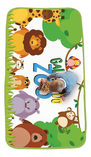 Tapete Infantil Zoologico 86cm X 1.30cm