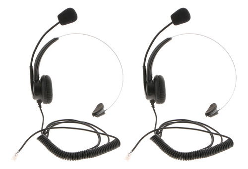 2x Auriculares Telefónicos Profesionales Servicio Al