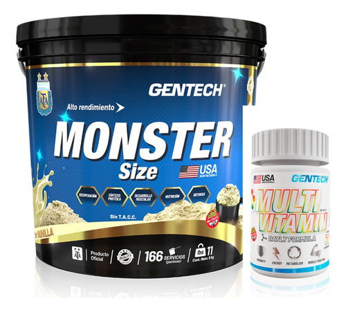  Whey Protein Monster Size 5 Kg+mulvitaminico Envio Gratis