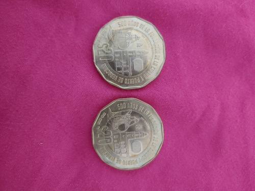 Monedas 500 Aniversario De La Fundacion De Veracruz