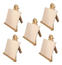 Comprar 5 Mini Caballetes Con Mini Lienzo De 10cmx10cmx1cm 