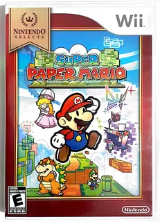 Jogo Super Paper Mário Nintendo Wii.