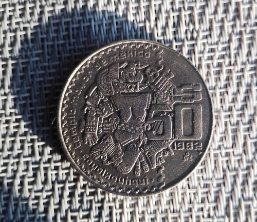 Moneda De 50 Pesos Conmemorativa Diosa De La Luna 