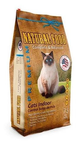 Natural Food Gatos Indoor Premium 7.5kg Pethome