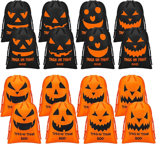 32 Paquetes De Bolsas De Calabaza De Halloween Bolsas D...