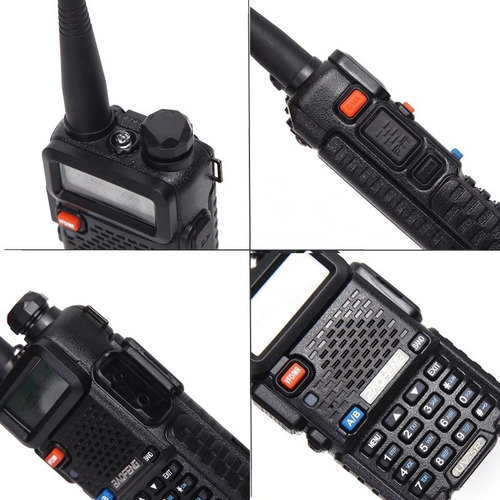 Baofeng Walkie-talkie Uv5r - 1 - Negro - 110v