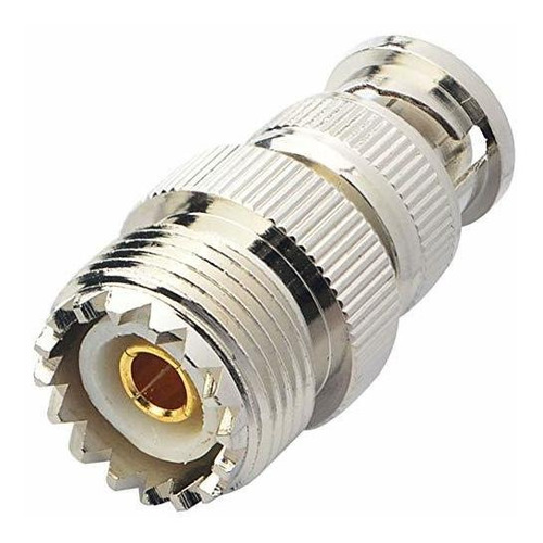 Adaptador Coaxial Boobrie Bnc Uhf Rf So239 Uhf Hembra, 2 Pie