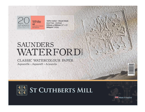 Bloco Saunders Waterford Grain Satine 300g 310x230 20 Folhas