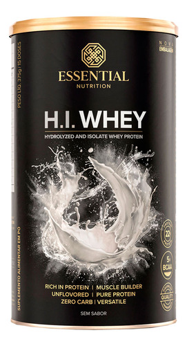 Whey Protein Hidrolisado E Isolado Hi Whey Essential Nutriti