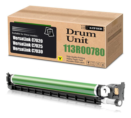 Cilindro Compativel Versalink C7020 113r00780 Amarelo