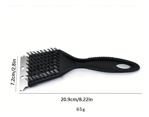 Cepillo Compacto Limpia Parrillas, Ideal Para Bbq, Asador