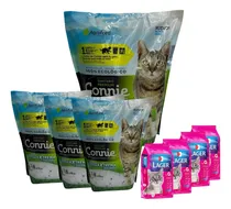 Comprar Arena Sanitaria Silica Connie 15.2 Lts + 2kg De Lager Gato