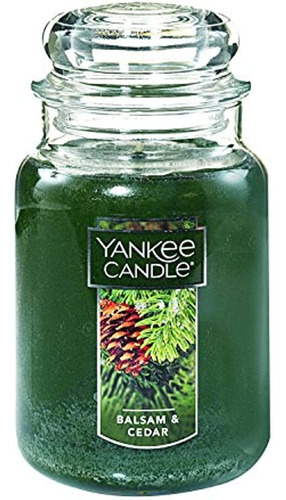 Yankee Candle Large Jar Vela Balsam Y Cedar