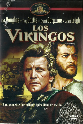 Los Vikingos | Dvd Tony Curtis Película Seminuevo      