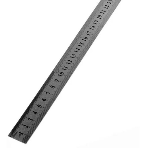 Regla Acero Inoxidable 30 Cm - 1 Pieza