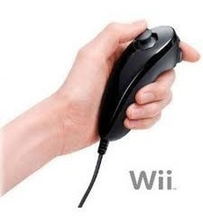 Imagen 6 de 6 de Cuotas Fijas Nunchuck Nintendo Wii Original Black Original