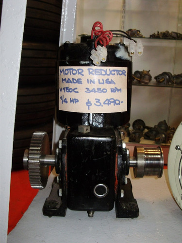 Motor Reductor V115dc 3450 Rpm 1/4 Hp