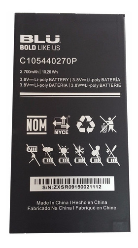 Bateria Blu C105440270p Dash Xl Plus