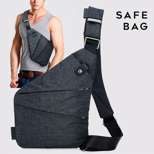 Safebag - Mochila Personal Cruzada Antirrobo