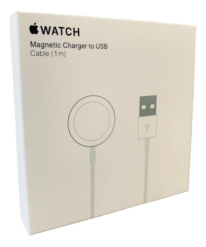 Cargador Magnético Apple Watch A Cable Usb 1 Metro