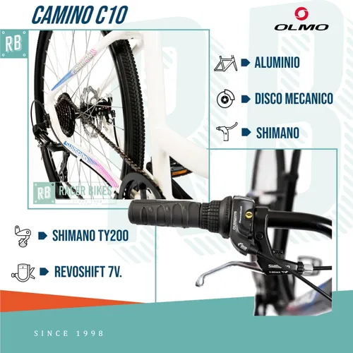 Bicicleta Urbana Olmo Camino C10 Rodado 28 Aluminio