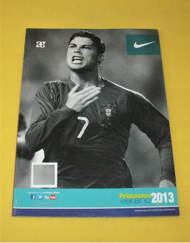 Cristiano Ronaldo Revista Catalogo Andrea 2013 
