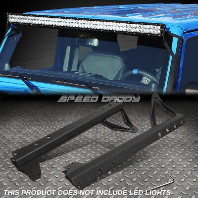 For 07-16 Jk Jeep Wrangler 50/52 Steel Windshield Led Li Ddq