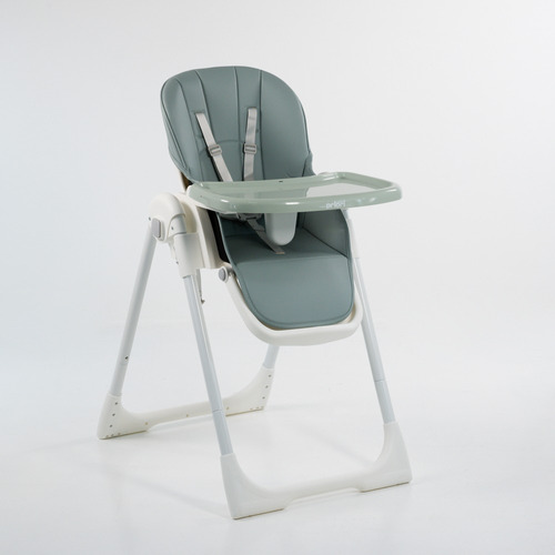 Silla De Comer Bebe Alturas Posiciones Reclinable Con Ruedas 3028 Con Ruedas Verde
