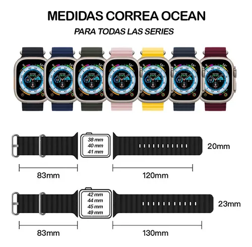 Medida correa apple watch hotsell