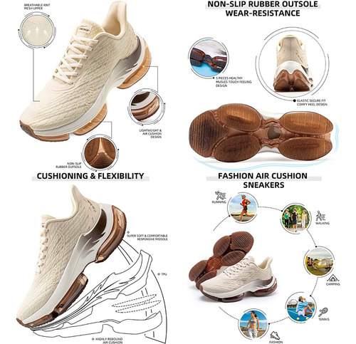 Zapatillas Onemix o Air Resilio Con Amortiguacion Aire Us9.5 (Usado)
