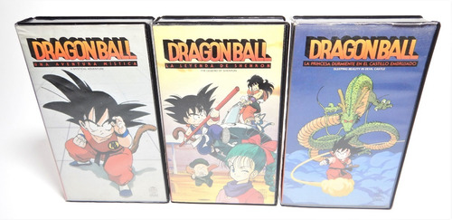 Películas Vhs Dragon Ball Trilogía